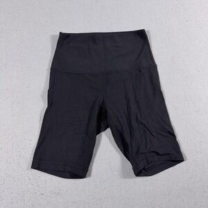 Lululemon Shorts Womens 4 Black High Rise Bike Compression Athletic Gym Yoga